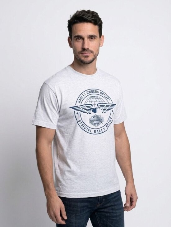 Hanes Other - Club H.O.G. Richmond 21st Annual Rally T-Shirt By Hanes Authentic M Gray Cotton